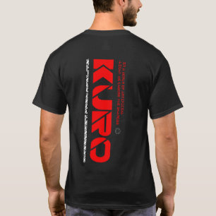 Ronin Kuro Cyber Samurai Techwear Hoodie - Dark An T-Shirt