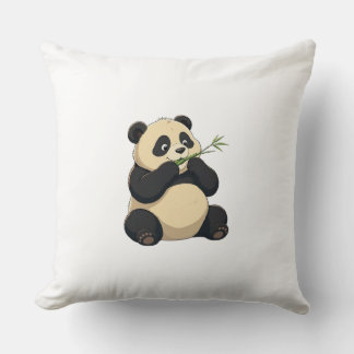 Ronins_fit baby panda throw pillow