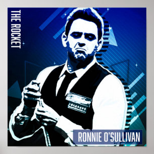 Ronnie O'Sullivan carré Poster Paper (Matte)