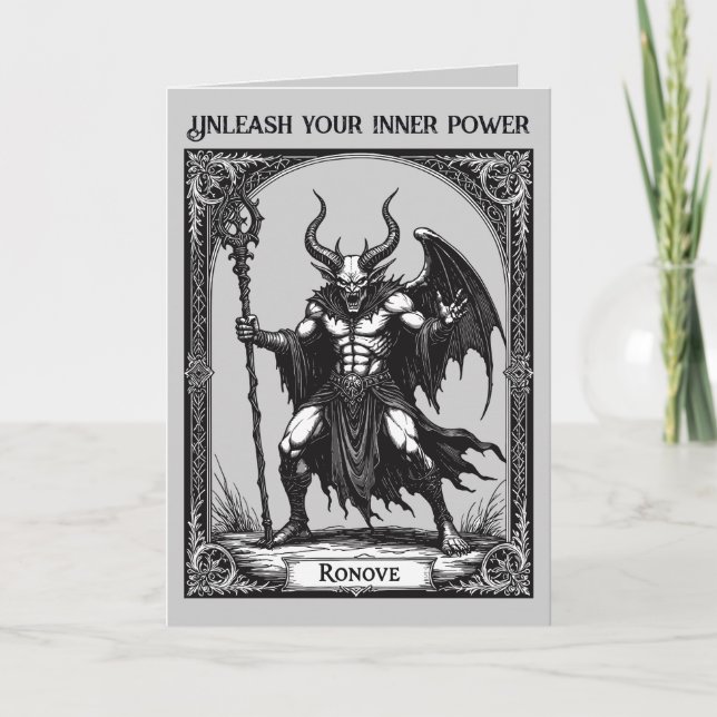 Ronove Rising Master of Shadows Card (Front)