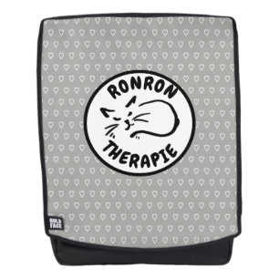 Ronron therapy cute purring cat backpack
