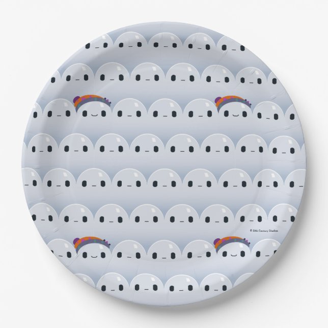 Ron's Gone Wrong | B*Bot Buddy Pattern Paper Plate (Front)