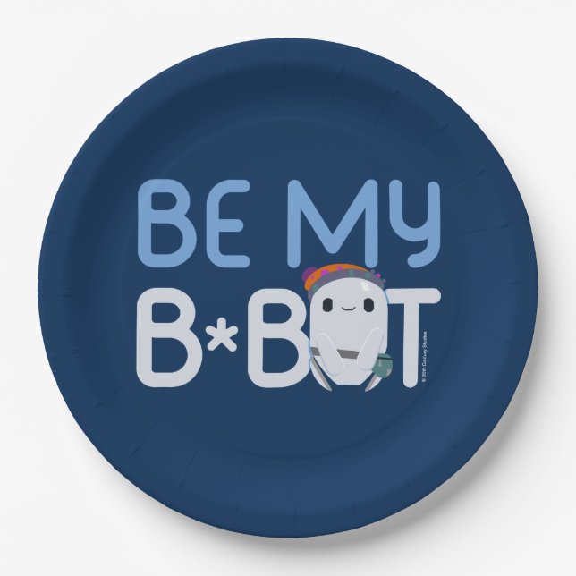 Ron's Gone Wrong | Be My Bot Paper Plate (Front)