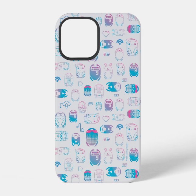 Rons Gone Wrong | Be My Bot Pattern iPhone Case (Back)