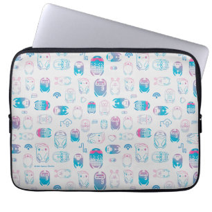 Rons Gone Wrong   Be My Bot Pattern Laptop Sleeve