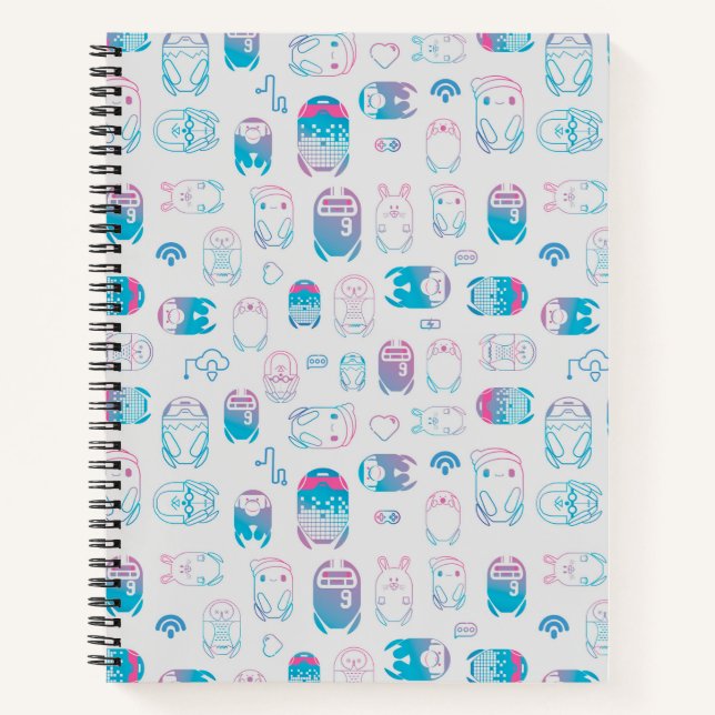 Rons Gone Wrong | Be My Bot Pattern Notebook (Front)