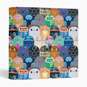 Ron's Gone Wrong Colorful Bot Pattern Binder