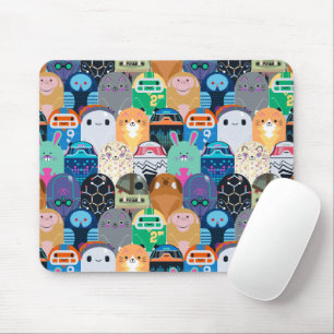 Ron's Gone Wrong Colourful Bot Pattern Mouse Pad