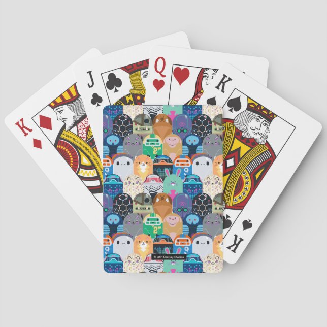 Ron's Gone Wrong Colourful Bot Playing Cards (Back)