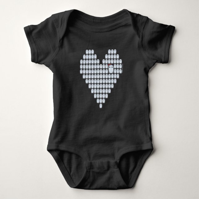 Ron's Gone Wrong Heart Baby Bodysuit (Front)