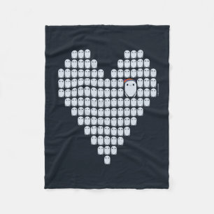 Ron's Gone Wrong Heart Fleece Blanket