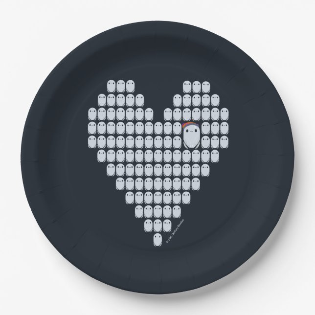 Ron's Gone Wrong Heart Paper Plate (Front)