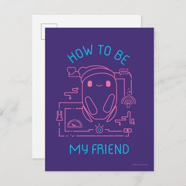 Ron's Gone Wrong | How to be my Friend Postcard (Front/Back)