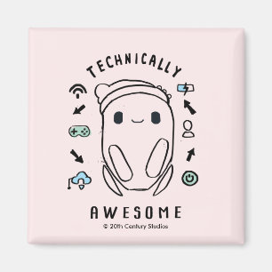 Ron's Gone Wrong Technically Awesome Magnet