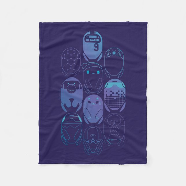 Ron's Gone Wrong | We Stick Together Fleece Blanket (Front)