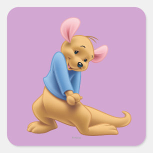 Roo 5 square sticker