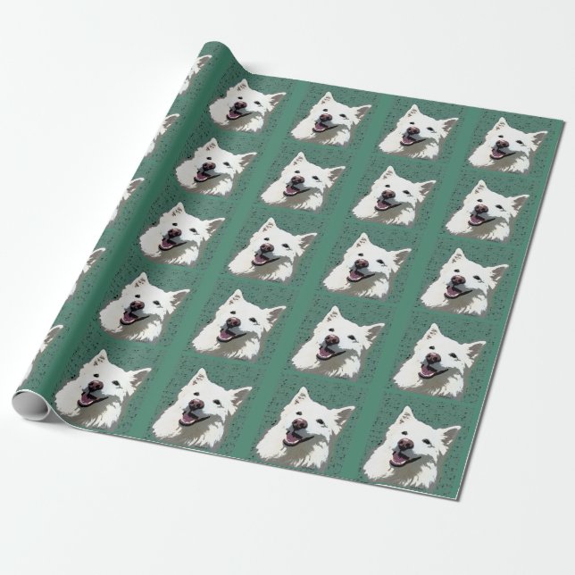 Roo Dude Wrap Wrapping Paper (Unrolled)