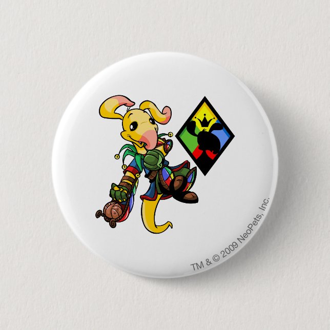 Roo Island Team Captain 1 2 Inch Round Button (Front)