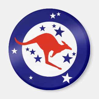 Roo Oz Kangaroo étoiles Australie magnets