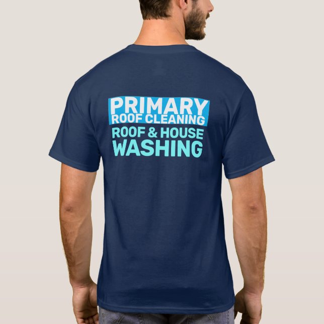 Roof and House Roofing  T-Shirt (Back)