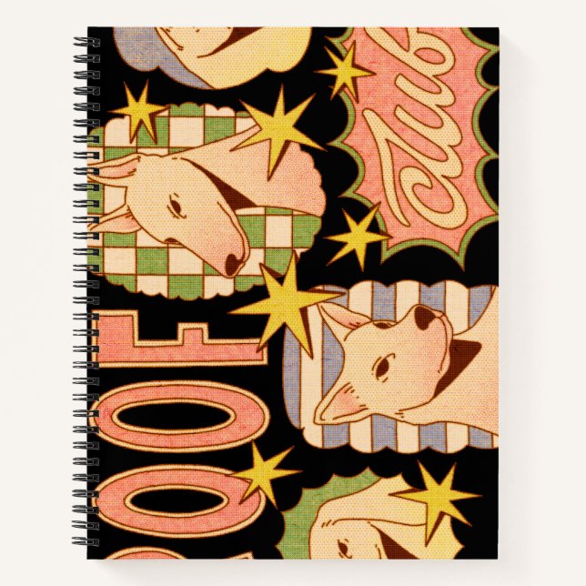 Roof Club / Dog Illustrations Notebook (Front)