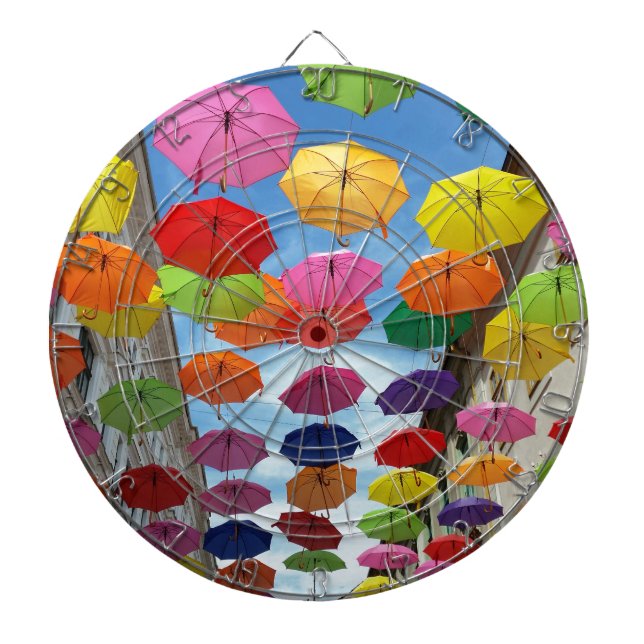 Roof of umbrellas dartboard (Front)