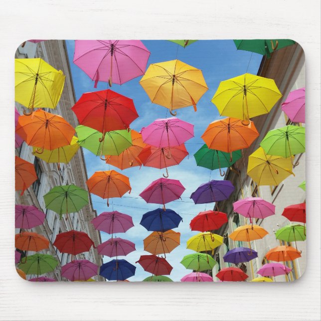 Roof of umbrellas mouse pad (Front)
