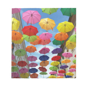 Roof of umbrellas notepad
