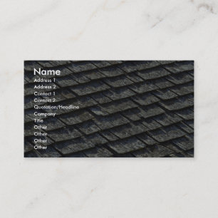 Roof shingles business card