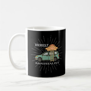 Roof Tent Minimalist Camping Car Camper Coffee Mug