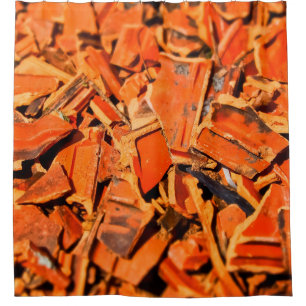 Roof tiles brick red roof panels