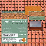 Roof Tiles, Roofer, Roofing Contractor Advertising Flyer<br><div class="desc">Roof Tiles, Roofer, Roofing Contractor Advertising Flyers By The Business Card Store.</div>