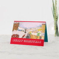 ROOF TOP PARIS CAT CHRISTMAS by Slipperywindow