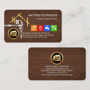 Roof Truss Handyman Tools  Business Card