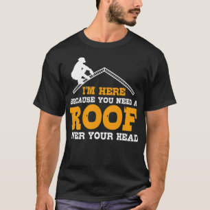 Roofer bake construction chemistry T-Shirt