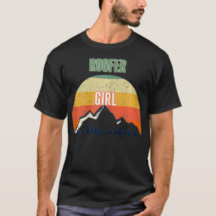 Roofer Gift for Women Roofer Guy  T-Shirt