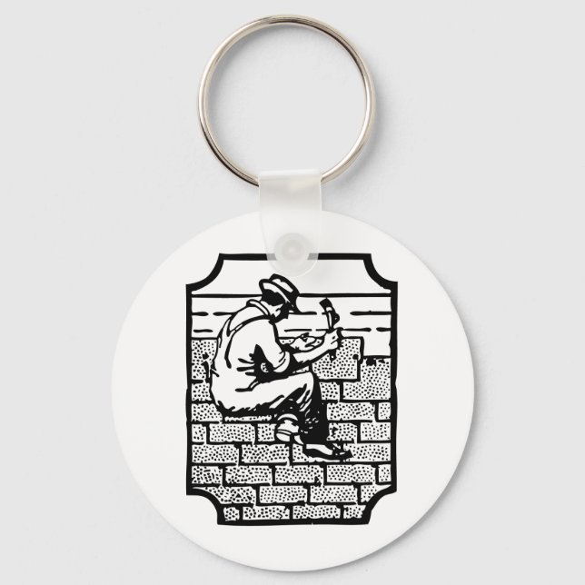 Roofer Keychain (Front)
