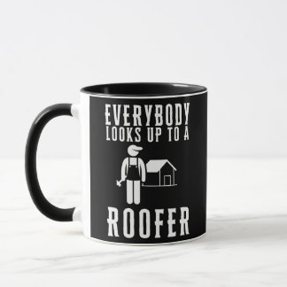Roofer Roofing Contractor Construction Worker Mug