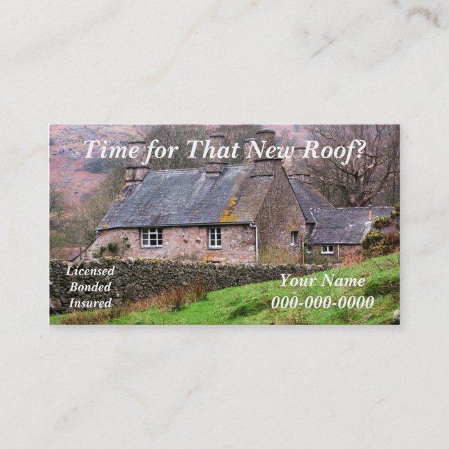 Roofers Business Card (Front)