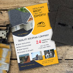 Roofing and Repair Business Yellow Flyer<br><div class="desc">Designed for the roofing company owner,  manager or employee.  All text and photos are 100% customizable.  This product is a great way to promote  your business and generate sales.  By 1Bizchoice (rights reserved).</div>