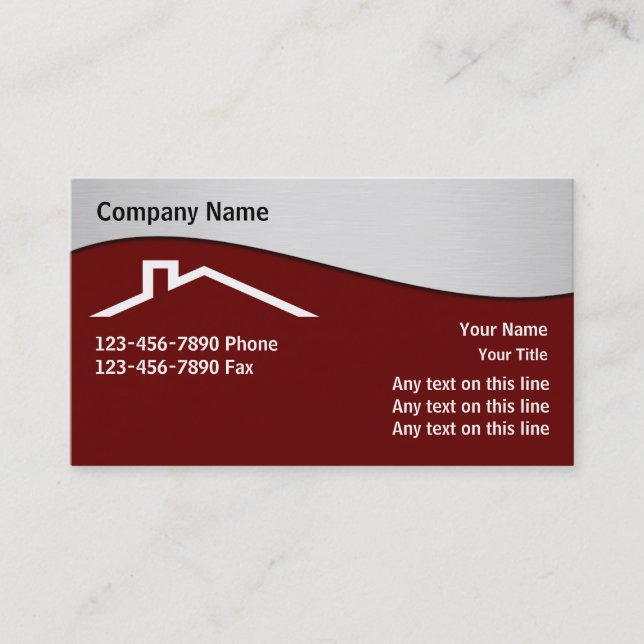 Roofing Business Cards (Front)