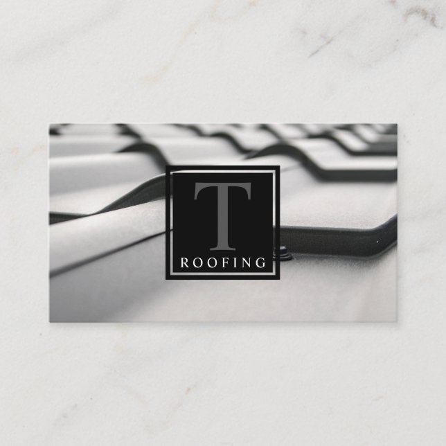 Roofing Co. Business Card (Front)
