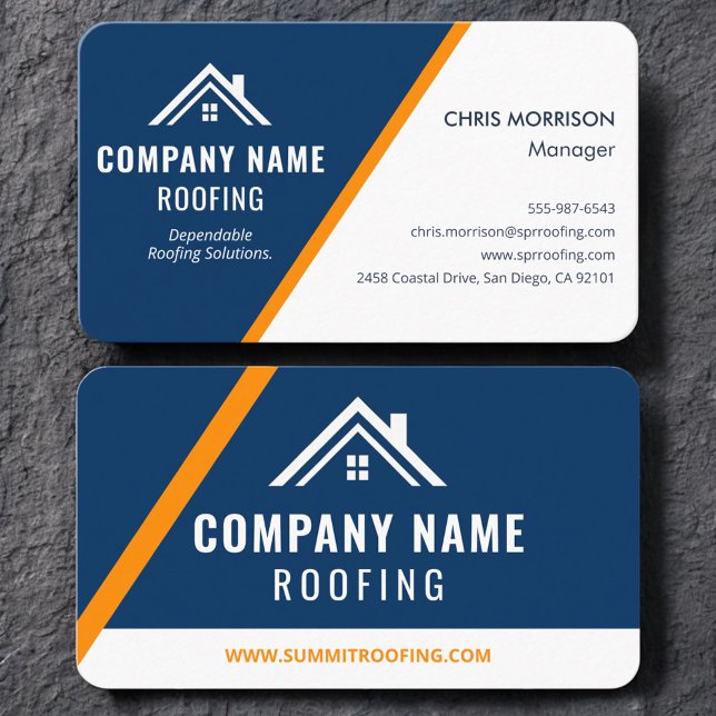 Roofing Contractor Business Card (Creator Uploaded)