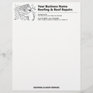 Roofing & Roof Repairs Business Letterhead