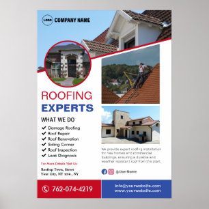 Roofing Services Custom Poster