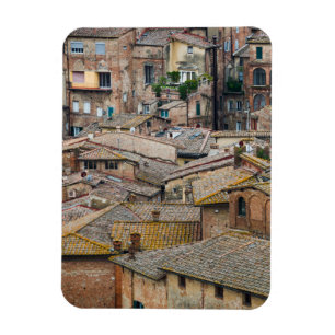 Roofs in Siena vertical magnet