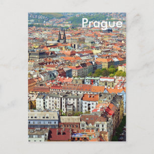 Roofs of Prague Post Card