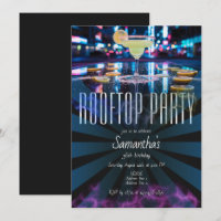 Rooftop Lounge Sky Bar Nightlife Outing Birthday