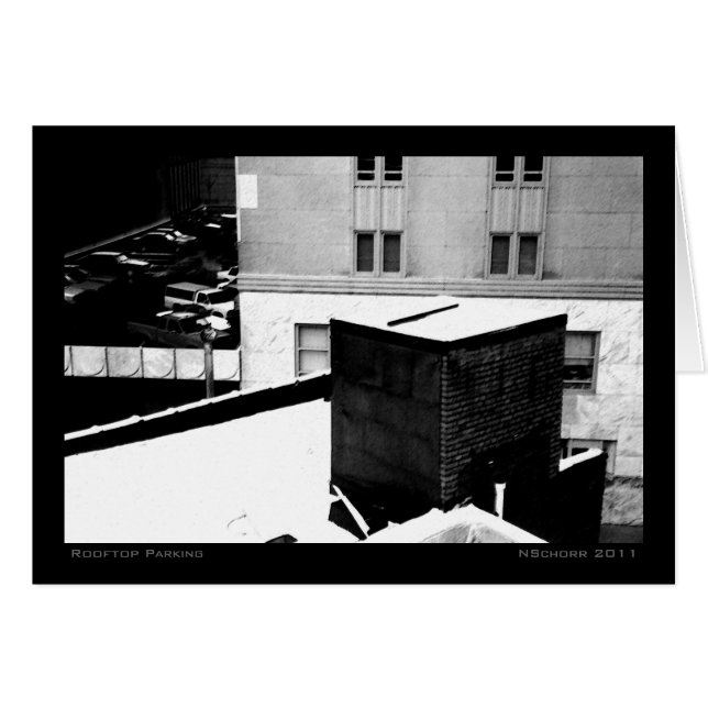 Rooftop Parking Urban Winter Landscape (Front Horizontal)