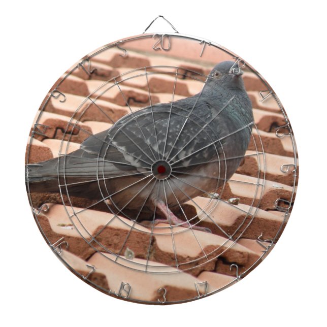 Rooftop Pigeon Dart Board (Front)